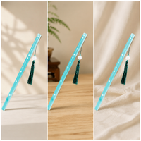 Imitation Jade Flute Beginner Crack-Resistant Piccolo Transverse Flute for Children Practice Musical Instrument Ancient Style Advanced Small Instrument