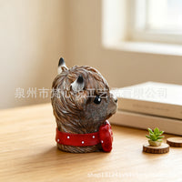 Highland Yak Ornament Resin Craft Christmas Decoration for Home