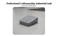 Heavy Duty Design Momentary Foot Switch Sturdy Construction Foot Pedal Switch Retardant Electrical Comp Single Nt Stable Output for Workshop Operators, DIY Enthusiasts, Factory, Assembly Line, Garage, Craft Room