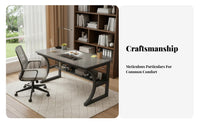 Z-Leg Gaming Desk Multitier Storage Computer Table Ergonomic Design for ptiers