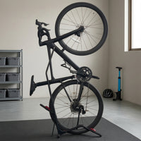 L-Shaped Bike Stand Stable Floor Bike Stand Space-Saving for Mechanics