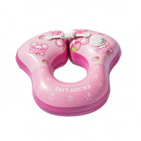 Buckle Strap Children's Armpit Swimming Float Press-to-Inflate One-Piece Swim Float Rounded Kids Floaties Set Shoulder Openings