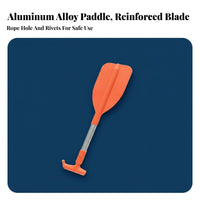Telescopic Boat Paddle Reinforced Aluminum Alloy Paddle Lightweight Boat Oar for Boaters, Outdoor Enthusiasts, Kayaking, Lake, River