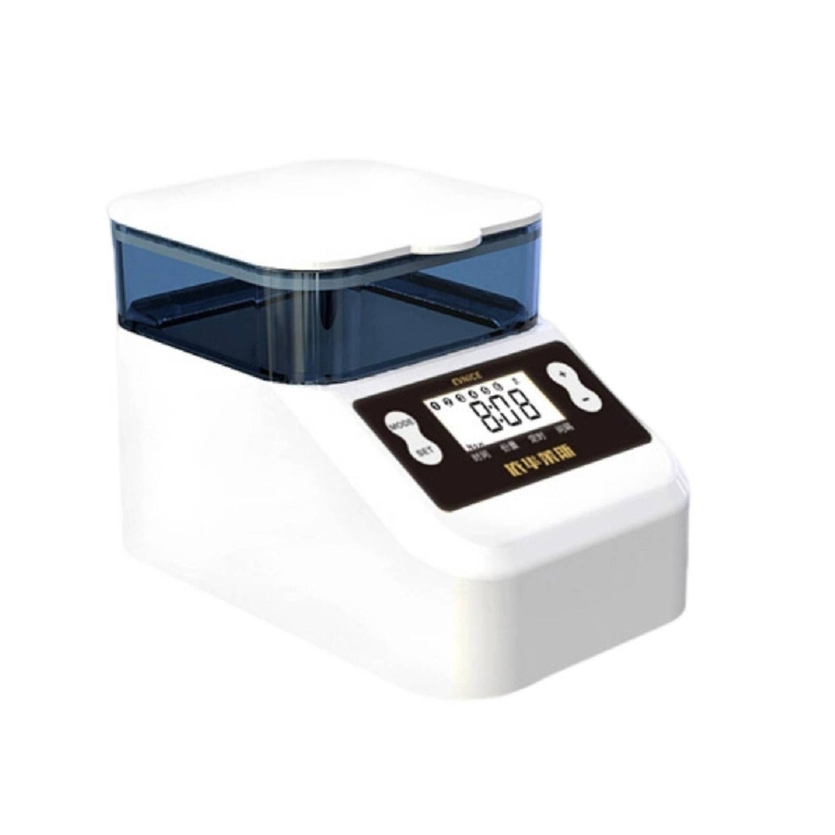 Programmable Automatic Aquatic Pet Feeder Dual-Power Power Aquarium Aquatic Pet Feeder with Base Compact for Vacation