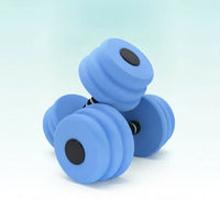 Water Aerobics Dumbbells Molded Aquatic Exercise Dumbbells Lightweight Aquatic Hand Buoys for Beginners