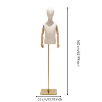 Child Dress Form Minimalist Child Mannequin Torso Stable Clothing Display Model for Tailors