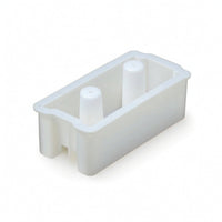 Interlocking Concrete Block Mold with Cores Non-Stick Masonry Block Mold Rectangular Concrete Form Reusable for Builders