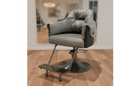 Hydraulic Barber Chair Adjustable Height Swivel Hair Cutting Chair Easy to Clean for Hairstylists, Barbers