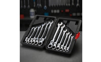 12 Pieces Ratcheting Wrench Set Metric Articulated Head Wrench Set Articulated for Home Mechanics