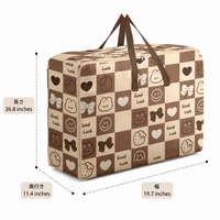 Clothing Storage Case Bedding Storage Bag Oxford Fabric Waterproof Foldable Large Capacity Closet Storage