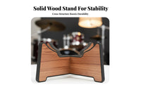 Handpan Drum Stand Stable Tongue Drum Rack Sturdy Construction Wooden Instrument Holder for Performance, Studio, Meditation
