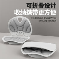 Foldable Support Cushion Breathable Ergonomic Back Support Lightweight Foldable Ergonomic Seat Cushion for Office Workers