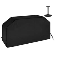 Grill Cover with Drawstring Weatherproof Barbecue Cover with Ties Weather-Resistant for Backyard, Patio