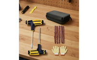 Emergency Tubeless Tire Repair Kit Portable Tire Plug Kit with T-Handle Tools Universal Handheld for Drivers