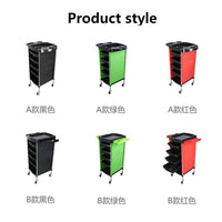 New Hairdressing Cart Salon Dyeing Tool Cart Stainless Steel Barbershop Salon Large Capacity Storage Perm Rod Cart