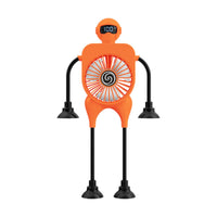 Cartoon Robot Fan Flexible Arms Home Appliance Adjustable Speed