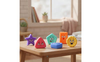 6 Pieces Soft Silicone Press Toy Textured Sensory Press Toy Flexible Stress Ball Hand-Held for Party Favors, Classroom, Travel
