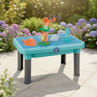 Plastic Beach Table with Accessories Portable Sand and Water Table Compact Toy Hands-on for Children, Garden