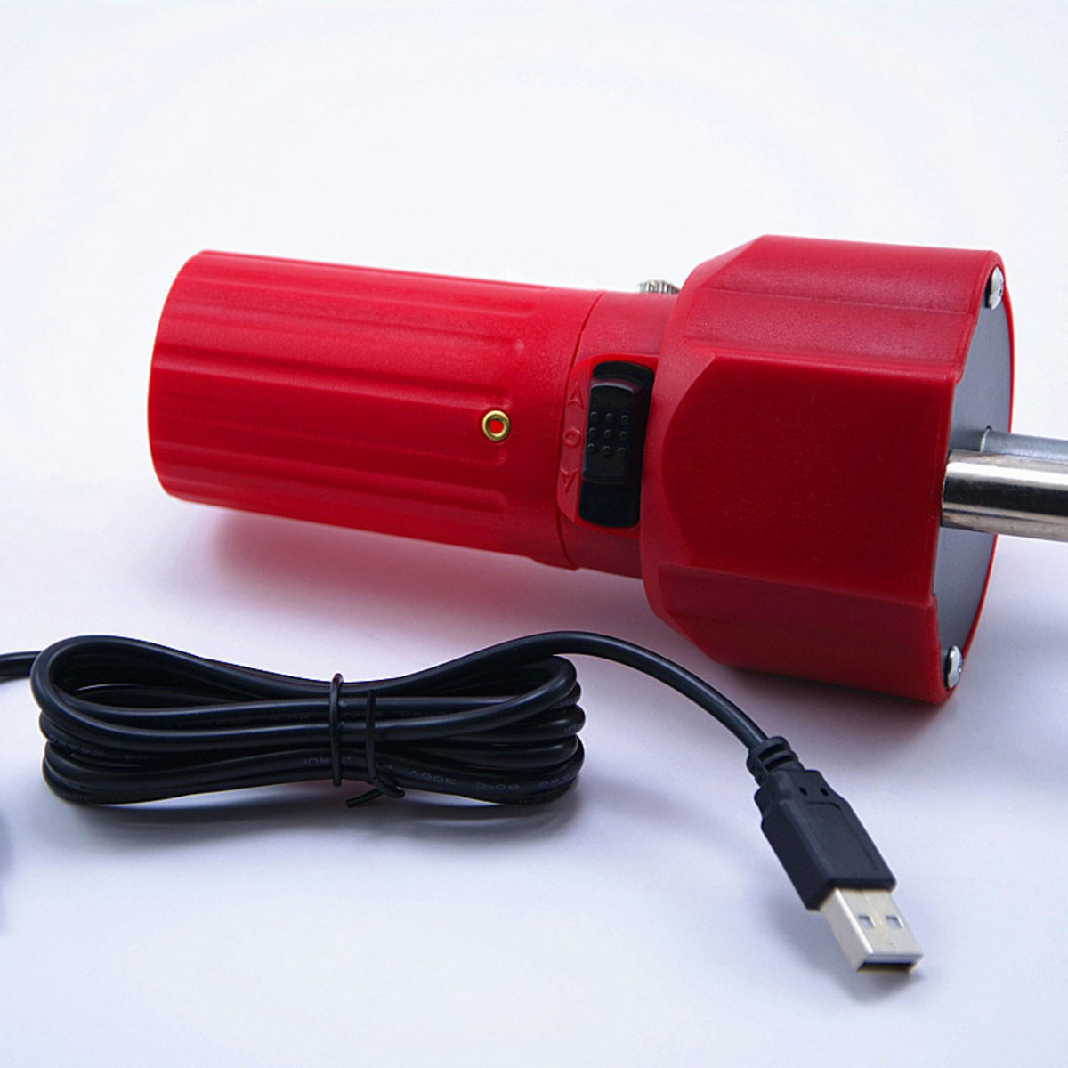 Power Bank Compatible Electric Barbecue Rotisserie Drive Low Noise USB Powered Grill Rotator High Rotational Force for Camping, Backyard
