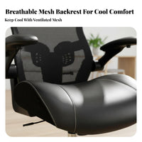 Lumbar Support Ergonomic Chair with Headrest 360° rotate Highspine Reclining Chair for People Working from Home, managerials, Remote Workers, Study Room