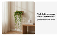 Woven Semi-Circular Shelf Boho and design wall surface Decor Easy to Install for Dorm Room, Women