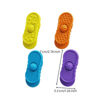 4 Pieces Tactile Silicone Fidget Toy Handheld Sensory Fidget Toy Pocket-Sized Quiet Fidgets Portable for Classroom