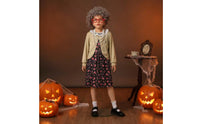2 Pieces Cosplay 100 Days of School Outfit Comfortable Fit Old Lady Costume Soft Fabric Grandma Costume Set Reusable for Girls