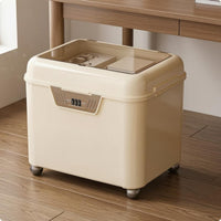 Clear Tinted Lid Jewelry Lock Box Rectangular Combination Lock Box Rounded Corners Lockbox Small Feet