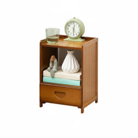 With Drawers 2-Drawer End Table Large Capacity Nightstand Retro Design Bedside Cabinet Ample Storage for Apartment Dwellers, Students, Homeowners, Guest Room, College Dorm, Entryway, Closet