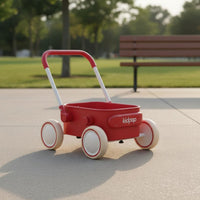 Young Child Push Pusher Design Infant Walking Cart Adjustable Speed Multi-Function Toy Wagon for Young Children, Infants