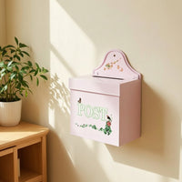 Decorative Mailbox with Keyed Lock Lockable Mailbox with Lock Compact Post Box Slim for Entryway