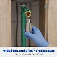 PPR Thread Repair Tool, 4-Point & 6-Point Crack Extractor, Water Pipe Replacement, No Wall Damage