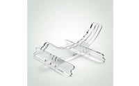 Clear Bike Rack with Adjustable Tire Slots Indoor Acrylic Bike Stand Modern Two-Wheeler Parking Stand Stable for Cyclists, Commuters, Garage