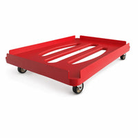 Low-Height Fermentation Box Cart Stable Fermentation Box Dolly Open Corner Proofing Tray Cart Rolling for Bakeries, Commercial Kitchens