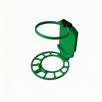 Foldable Belt Drink Holder Plastic Snap-on Beverage Holder Circular Loop Waist Accessory Green