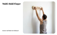 2 Pieces Climbing Fingerboard Long-Enduringing Grip Strengthener Lightweight SkinGentle Surface for Experienced Users