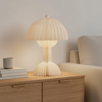 Nordic Design Honeycomb Paper Night Light Simple Design Pleated Paper Table Lamp Indoor Lighting for Bedroom, Living Room, Nursery
