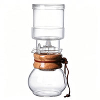 Cold Drip Coffee Pot Capacity Markings Gradual Extraction Coffee Maker Wooden Kitchen Drinkware