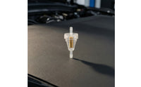 Inline Fuel Filter Transparent Inline Fuel Filter 1/4 Inch 50 Micron for DIYers, Engines