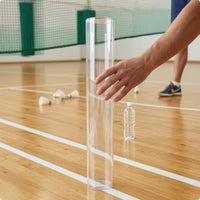 Cylindrical Clear Plastic Shuttlecock Tube Round-Topped Badminton Shuttlecock Tube Simple Shuttlecock Carry Case Portable
