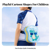 Kids Back Float High Buoyancy Cartoon Back Float Board Confidence Building children's Swim Training Board for Beginner Swimmers, Parents, Beach, Lakes