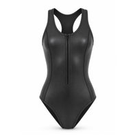 Wetsuit Vest with Front Zipper Racerback Wetsuit Top Neoprene Vest 2mm Swimwear Thermal for Swimmers, Swimming, Surfing