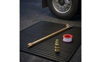 Air Inflation Rod Copper Zinc Alloy Quick-Couple Inflation Rod Quick Coupler Plug Set Electroplated Tire Inflator Angled Head