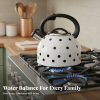 2.5L Whistling Kettle Multi-Cooktop Compatible Boiling Tea Kettle Loud Whistle Kitchenware for Office