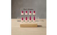 Acrylic Nail Display Board Long-Lasting Beauty Supply Reusable