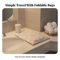 Waterproof Clothes Pouch Portable Resealable Clothing Bag Reusable Resealable Travel Bag for Students, Families, Closet Organization, Backpacking, Gym