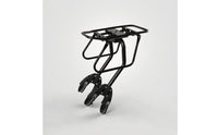 Aluminum Bike Rack with Mounting Hardware Lightweight Rear Cargo Rack Stable Rear Luggage Carrier Universal for Commuters