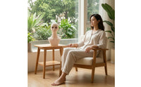 Mannequin Head with Shoulders Matte Display Head with Shoulders Skin Tone Jewelry Display Bust for Jewelers