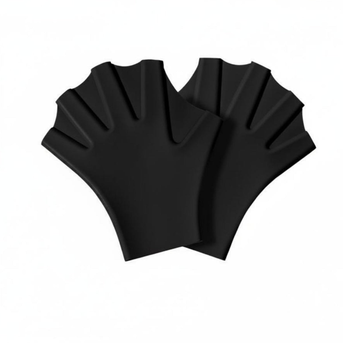 2 Pieces Lightweight Swimming Hand Paddle Glove Comfortable Silicone Hand Paddle Portable Pool Training Glove Water Resistance for Children, Adults