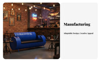 manufacturing and design Oil Drum Furniture Set Repurposed Design Conversation Group Padded Seats Patio Seating Thick paddings for Restaurant Managers, Business Owners, Cafe, Reception Area, Porch, waterside